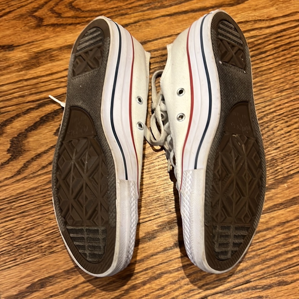 Gently worn ivory Converse All Star low tops Men’s sz 4.5 women’s sz 6.5. - Picture 5 of 5